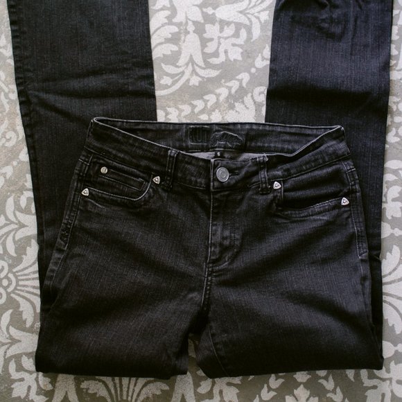 Kut from the Kloth Black Jeans Women's 6 Bootcut - Picture 3 of 6